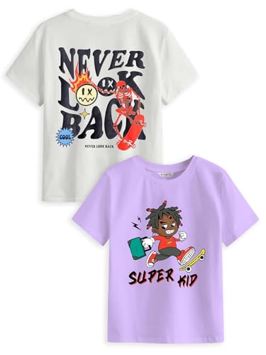 Image of Dagcros Half Sleeve Round Neck Cotton Tshirt for Boys