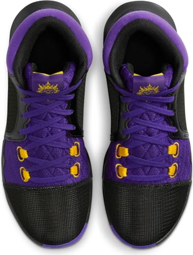 Nike FB2239-001 Black/Field Purple/University Gold) Size 10 thumb #2