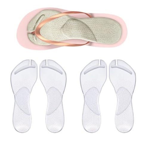 2 pares de plantillas de gel adhesivas para sandalias miniatura 1