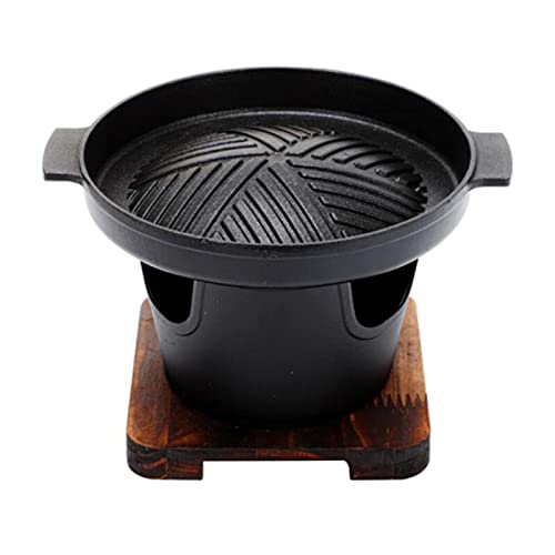Poêle grill résistant à la chaleur en matériau robuste