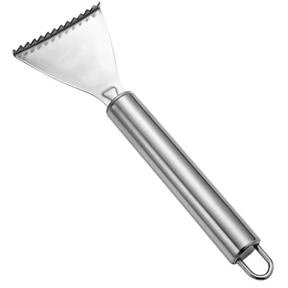 ADORAMBLING Fish Scaler Stainless Steel Fish Scale Remover Efficient Fish Scaler Remover Reliable Fish Descaler Tool for Chef