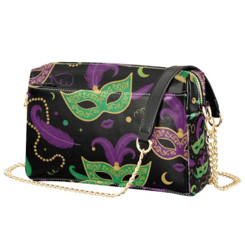 Sac à bandoulière Mardi Gras parfait pour vos soirées et festivals