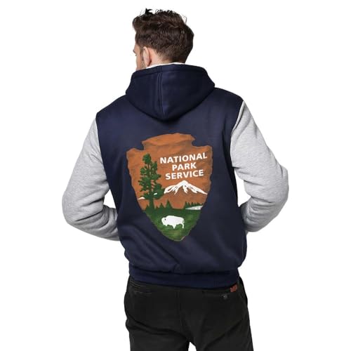 Men's Hoodie Warm Fleece Sweatshirt Zip Winter Jacket with Pockets3