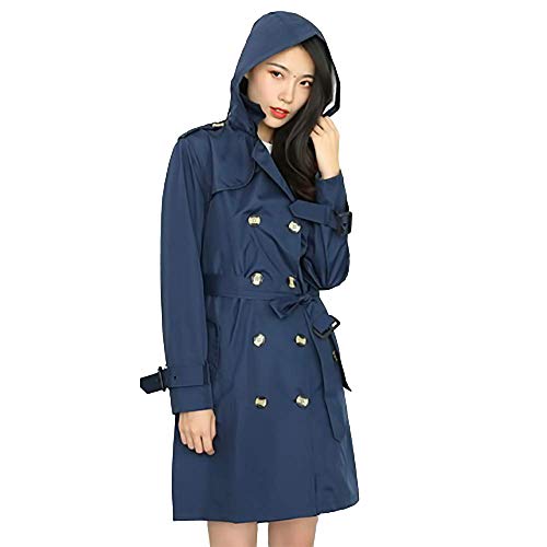 Poncho respirant pour femme imperméable et coupe-vent avec capuche