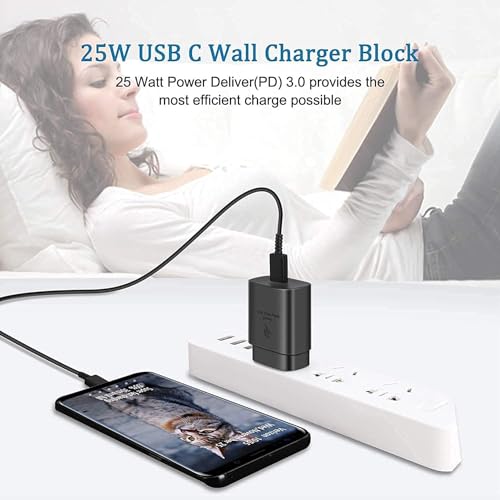 Image of AILKIN 25W Super Fast Charging PD Charger Type C Port Adapter | Fast Charger with 3.0 PD Technology | Compatible with Samsung M51 /M42 /F23 5G /M53 5G /M52 5G /M33 (25W, White)