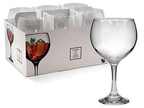 AVENUELAFAYETTE Set de 6 Coupes à Bourgogne en Verre 630 ML