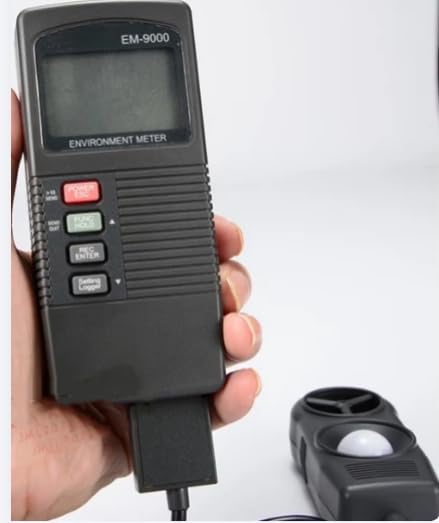EM9000 Multi in One EnvironmentalTester Wind Speed, Airflow Temp Humidity Illumination Air PressureTemp EnvironmentalMETER