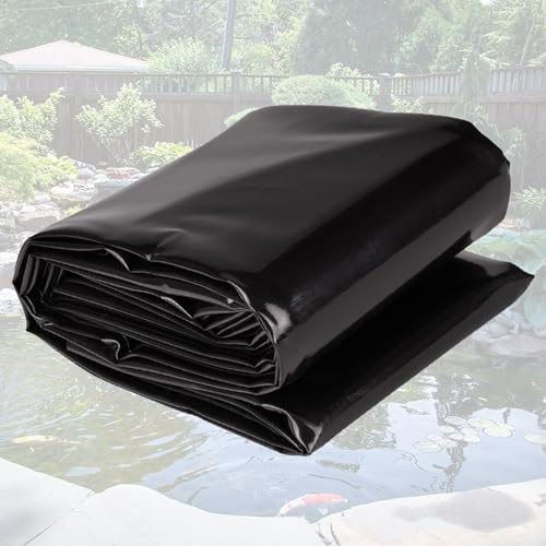 Revêtement d'étang noir de 0,12 mm pour stopper les fuites de votre bassin extérieur