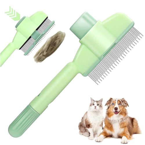 STRUKTURPASTE Katzenbürste,Katzenbürste Unterfell für Fellbürste & Haustierpflege,Fellblitz Bürste für Katze,Ideal für Langhaarkatzen und...