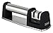 B.PRIME INOX manual Knife Sharpener - Professional 2-stage knife sharpening system: tungsten carbide steel plates for pre-sharpening - ceramic stone for honing and polishing