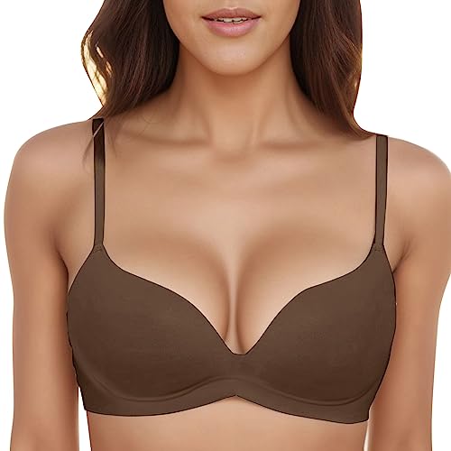 Soutien-gorge push-up brassière rembourrée sans couture et soutien-gorge t-shirt doux