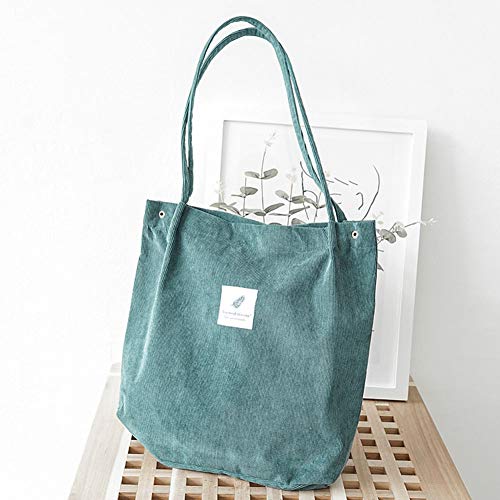 Crewell donne corduroy Tote da donna casual spalla...