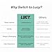 Lucy Nicotine Gum 4mg, 90 Count, Nicotine Alternative - High Purity, Take On-The-Go, Delivers Pure 4 mg Nicotine | Variety Pack - Contains Mango, Mint and Berry Citrus Flavors