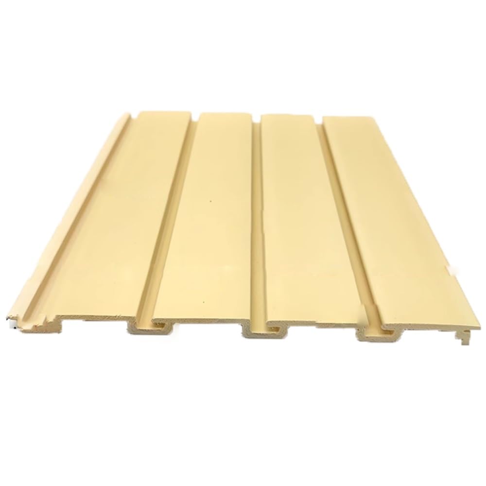 Pannelli dogati in PVC per espositore da parete in negozio o magazzino, beige (100 x 1,8 x 30 cm, set da 7)