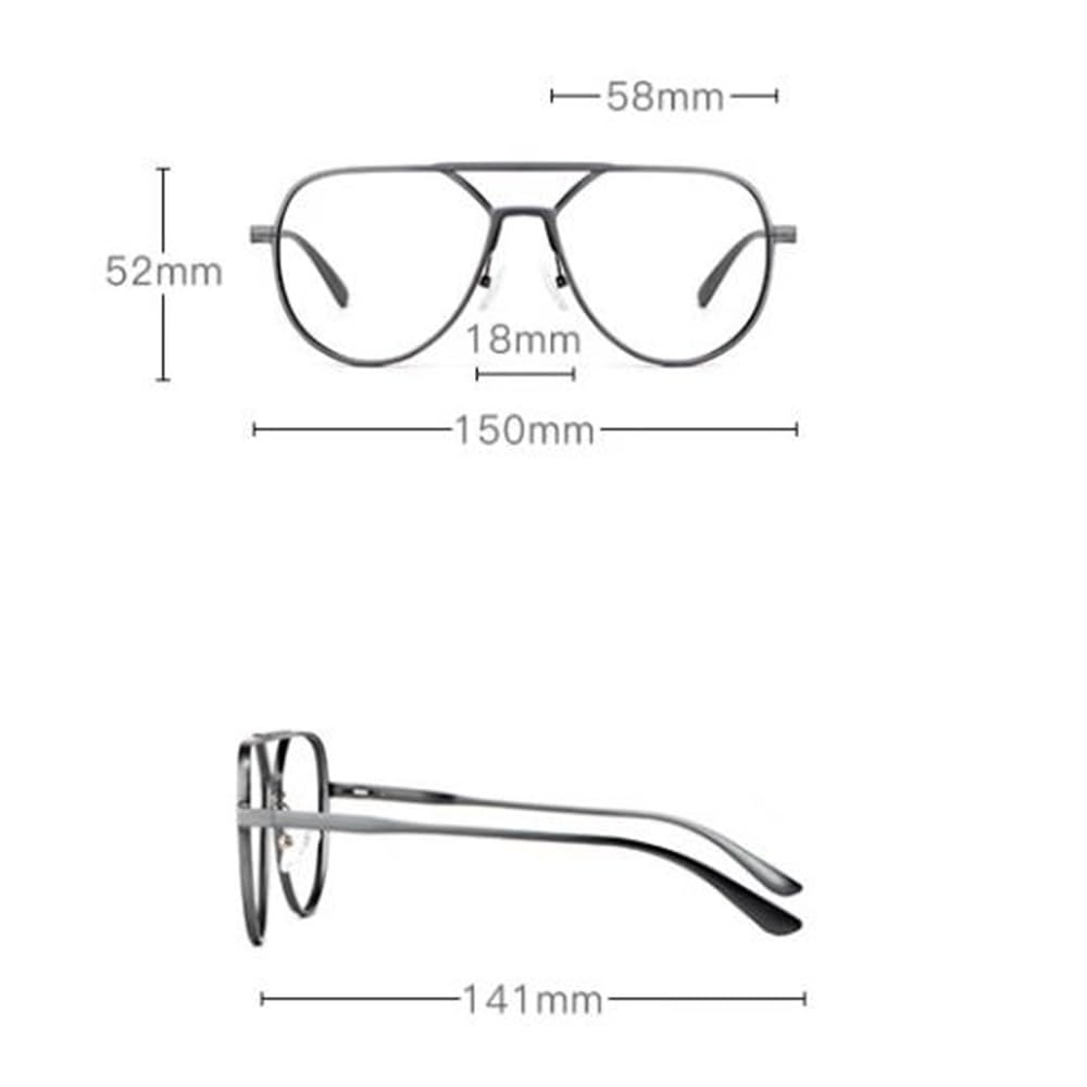 Fotocrómico Gafas De Lectura Retro Redonda Marco Gafas de computadora Súper Grande Reading Eyeglasses Anti-Resplandor Gafas Unisexo(Size:+3.0)