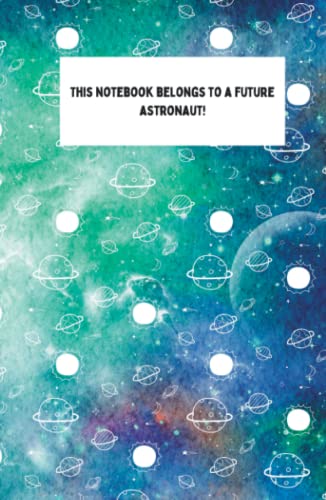 Image of Future Astronaut A5 Lined Notebook Diary Journal for kids, adults and big kids.: Hardback