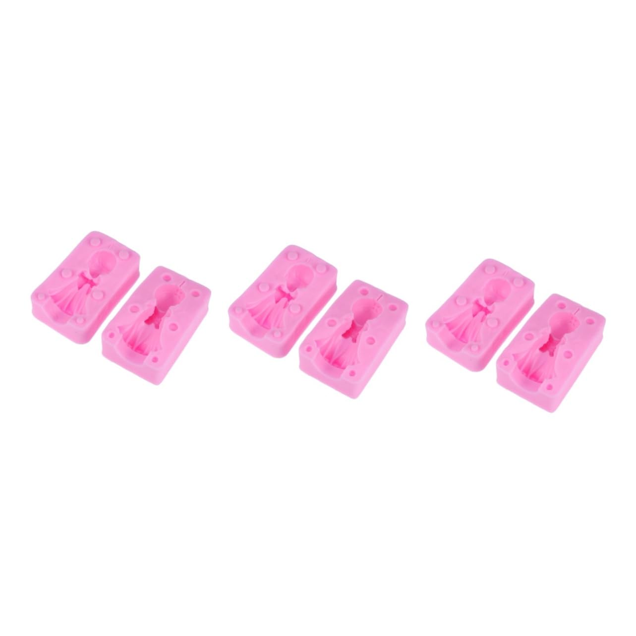 ABOOFAN 3 Pièces Moule Bougie Argile Gâteau Hommes Et Femmes