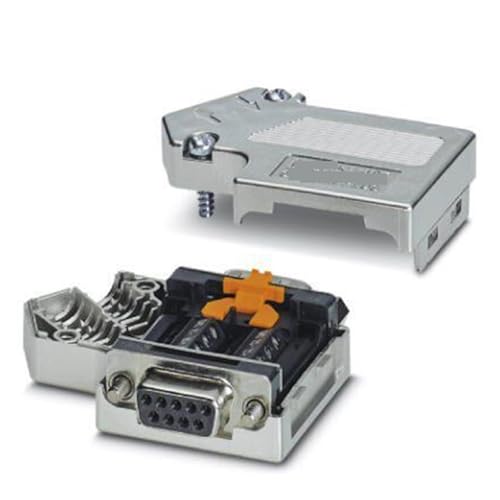 Conector SUBCON-PLUS-CAN/PG 2708119 con resistencia de terminación conectable y puerto D-SUB 3