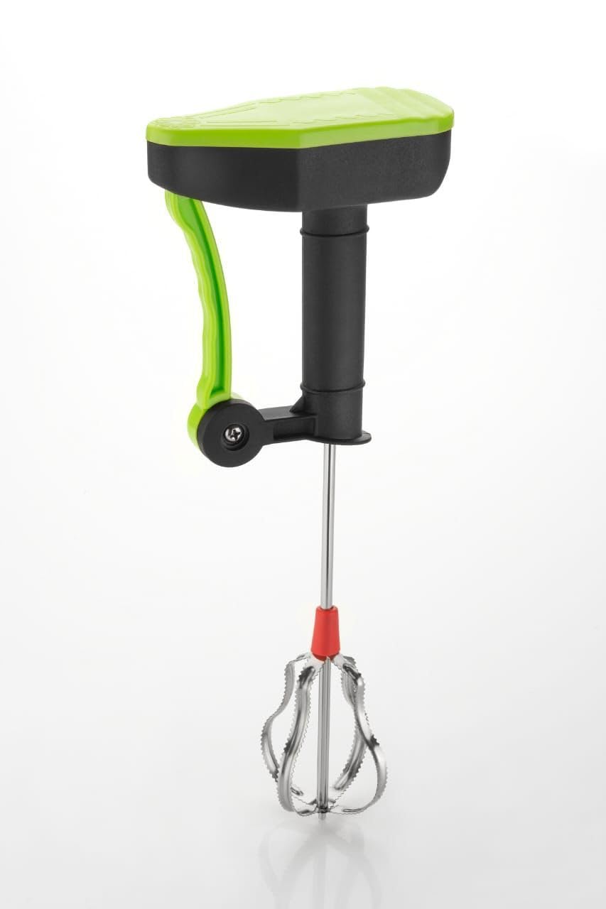 Dervino Manual Hand Press Blender- Powerless Hand Blender Press and Relax Handle for Performance with SS Blade Hand Blender/Beater/Mixer for Coffee, Cream, Egg,Milkshake, Lassi etc (Pack Of 1 / Green)-image-7
