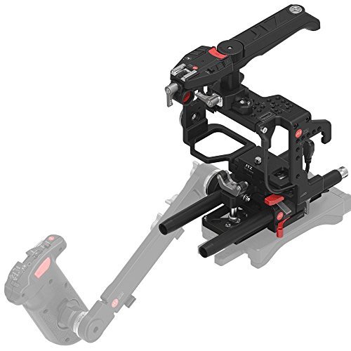Jtz Dp30 Camera Cage Stabilizer With 15Mm Rail Rod Base Plate + Electronic Top Handle With Cold Shoe Mount For Sony A7 A7Ii A7R A7Rii A7S A7Sii Mirrorless Camera,Support Focus,Zoom And Rec Start/Stop #TOP5
