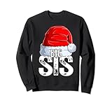 Photo Gallery big sister with santa claus hat matching family christmas felpa Photo Gallery big sister with santa claus hat matching family christmas felpa