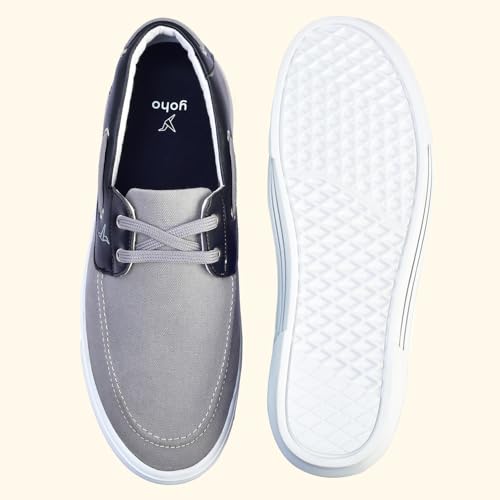 Image of YOHO Sailor Men's Versatile Stylish Breathable Canvas Boat Shoe