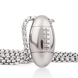 KCFEV Pill Holder Necklace Nitro Pill Case Titanium Pill Container Necklace for Men Women Christmas Gifts Stocking Stuffers Waterproof Pill Holder Emergency Aspirin Small Pill Box W/Chain Tiny Fob