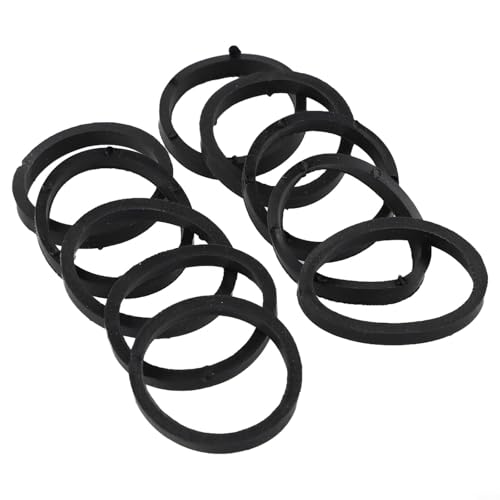 Replacement O Rings for Spinlock Dumbbell Nut, Rubber Washers for Barbell Collars, 20 Pcs for Durable Black O for Ring Set with Flat and Vertical Design, 25mm(10PCS Vertical)
