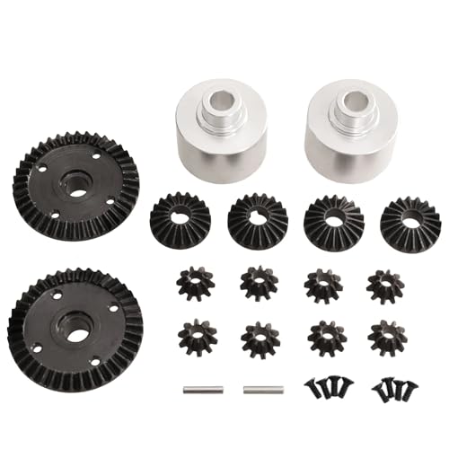 Boîtier différentiel en métal pour Wltoys 104001 en acier renforcé