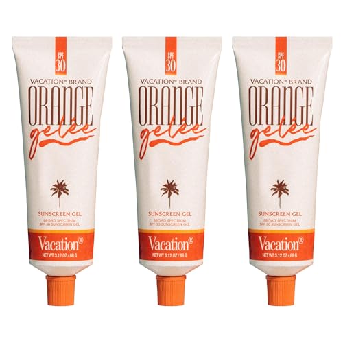 Vacation Orange Gelée SPF 30 Sunscreen Gel and Tube Key Bundle, 3.12 Fluid...