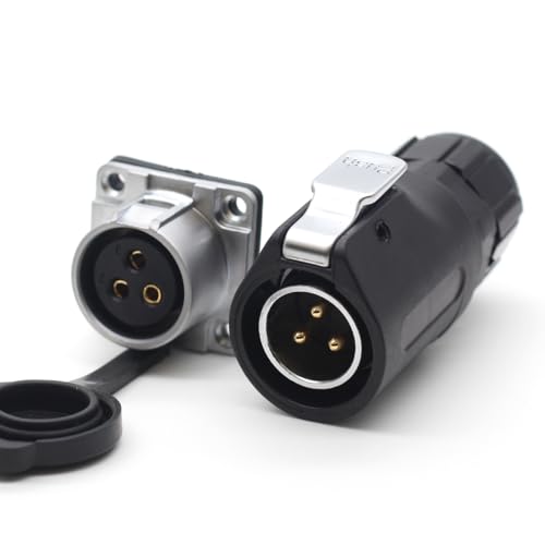 Conector industrial XHP20 3 pines 30A 500V impermeable miniatura 6
