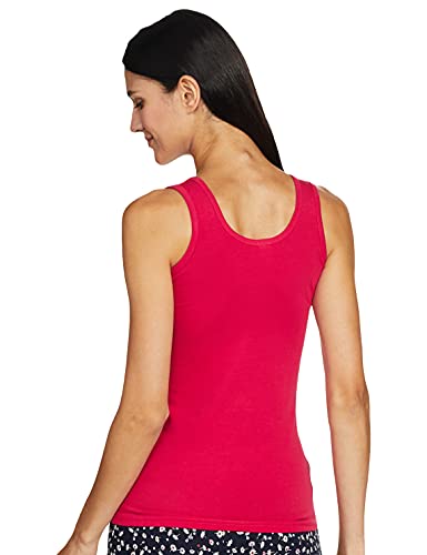 Image of Longies Women's Sleeveless Camisole (LWSLTPO2V001 Blue & Rani08 M)