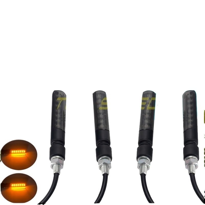 Clignotant d'eau courante pour motos et feu arrière de frein dynamique
