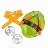 roikeas Halloween Costumes for Tortoise Shell, Super Hero Cosplay Costume for Kids Halloween, Birthday Gift (Orange)