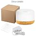 Decdeal - 500ml Humidificador Ultrasónico de Aire con Mando a Distancia, Lámpara...