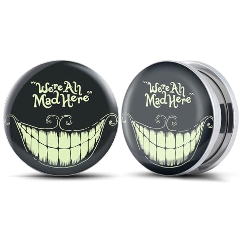 2PCS Stainless Steel Fluoresscence Piercing Ear Gauges Epoxy Screw Fit Ear Plugs Tunnels Allergy Free Expander Earrings For Women Men Body Piercing Jewelry