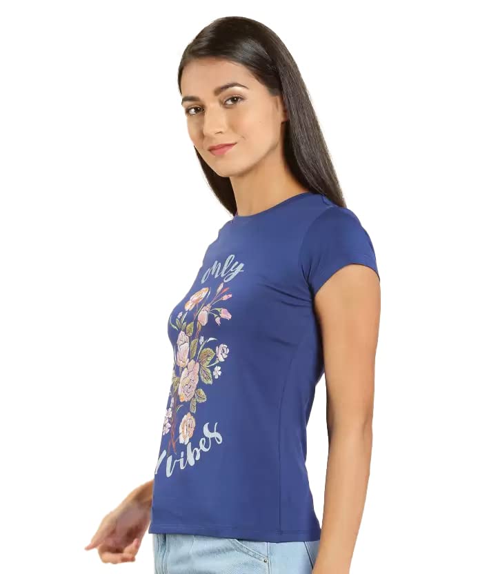 Image of Lyra Women's Cotton Regular Fit T-Shirt