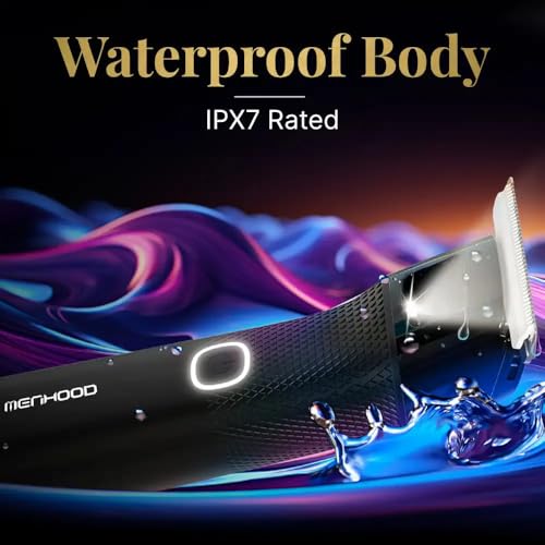 Image of MENHOOD Maintenance Package Ultra - Includes Trimmer Ultra, Pre-Trim Gel and The Baller-Balls Spray | Gift For Him | Full Body Grooming Kit For Men | Precision Trimming (Vanilla, Black