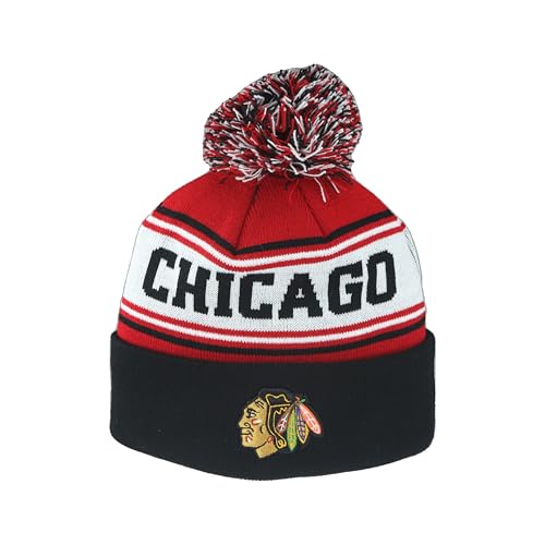 ZHATS Standard NHL Officially Licensed Beanie Pom...