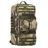 [PHOENIX IKKI] 60L 大容量 3WAY 選べる4色 迷彩 多ポケット 撥水耐震 海外旅行 長期旅行 登山に最適 多機能 アルパインパック ミリタリー リュックサック アウトドア バックパック 大型旅行バッグ 廃墟迷彩FBM