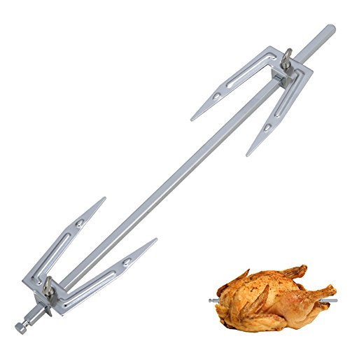 owikar rejilla para asar pollo Barbacoa de acero inoxidable tenedores rotación tenedores pollo asador accesorio de cocina horno accesorios barbacoa pinchos para freidora de aire de af506e y 506u00a0m