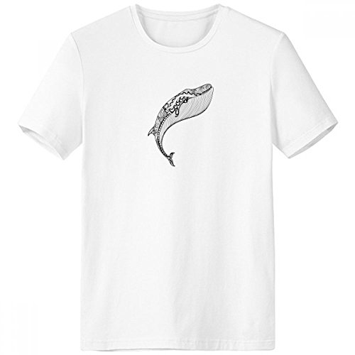 T-shirt homme baleine bleue à col rond le cadeau idéal en taille xx-large