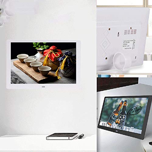15-Calowa Cyfrowa Ramka Na Zdjęcia, Ekran 1280X800 – Możliwość Odtwarzania Zdjęć, Muzyki, Filmów, Kalendarza I Zegara, Z Pilotem, Automatycznym Timerem Włączania/Wył