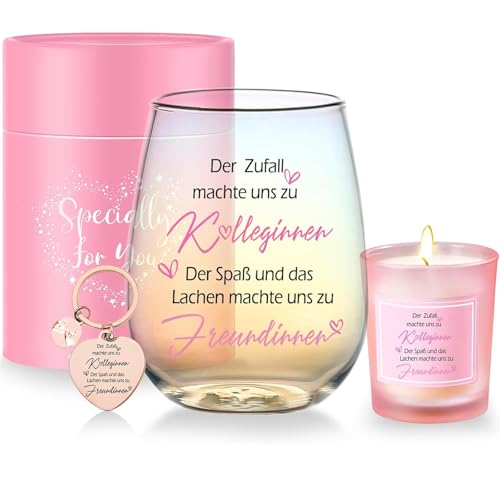 Leaving Gift Colleague Gifts for Women Best Friend Gifts Wine Glasses Thank You Gift Retirement Entry Secret Santa Gifts Gift for Colleagues Birthday Gift Farewell Colleague