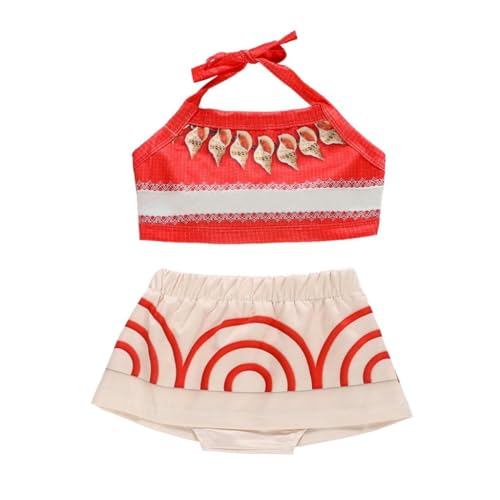 Lito Angels Traje de baño Tankini de 2 Pieza Princesa para Bebe Niña Talla 12-18 Meses