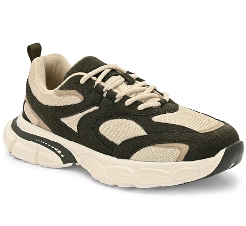Image of Cruiser Men's Sneakers | Cushioned Insole Comfortable Shoes | Trendy & Stylish Modern Sneakers | Durable TPR Sole Casual Walking Footwear (2679)