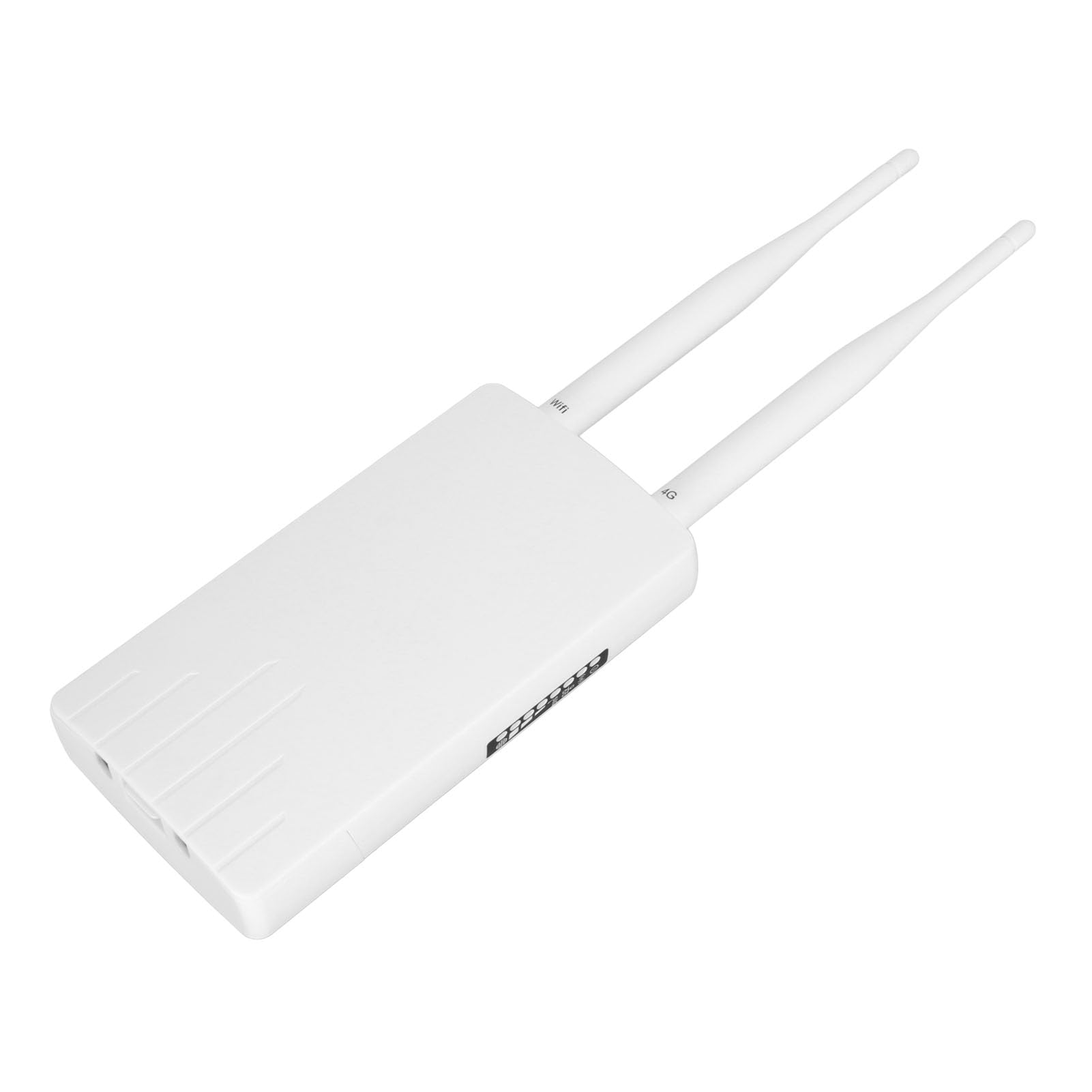 Routeur WiFi CPE Extérieur 4G, Carte SIM étanche LTE 150 Mbps avec Antennes Externes Micro Déverrouillées 3FF Prise Britannique Mobile 2 Pièces Détachables 100-240 V (Prise UE