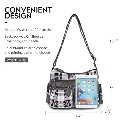 Image of Angel Kiss Crossbody Bags for Women, Ladies Shoulder Handbags and Purses Medium Faux Leather Pocketbooks | Ladies