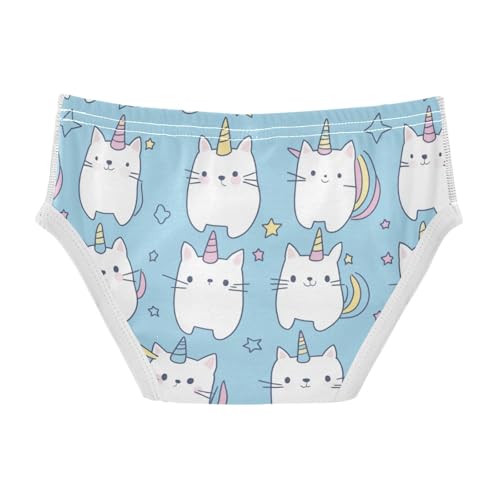 Wusikd Cute Cats Boys' Underwear Cotton Unicorn Horns Boys Briefs Soft Toddler Underwear 2T2