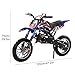 gihusrzx 50cc 2-Stroke Dirt Bike for Adults & Kids, Mini Dirtbike Gas Powered Off Road Trail Bike with Speeds up to 40KM/H for Uphill and Off-Road Conditions, Motorcycle Support 330IBS, Blue